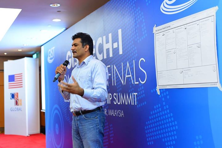 Presenting at GIST Tech-I Finals, Malaysia